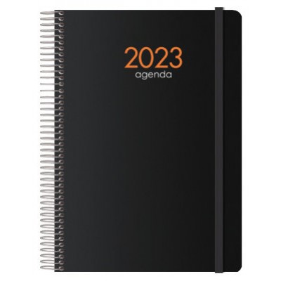 AGENDA 2025 SYNCRO SEMANA VISTA 15 X 21 CM NEGRO DOHE 11622 - 25 (Espera 4 dias)